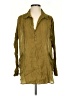 FP One 100% Cotton Green Long Sleeve Blouse Size XS - photo 1