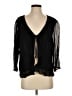 Temptation 100% Rayon Black 3/4 Sleeve Blouse Size S - photo 1