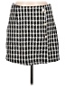 Shein 100% Polyester Houndstooth Black Casual Skirt Size 8 - 10 - photo 1