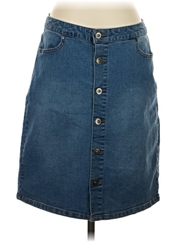 Style&Co Denim Skirt (view 1)