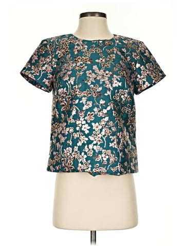 J.Crew Collection Short Sleeve Blouse (view 1)
