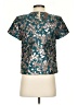 J.Crew Collection Teal Short Sleeve Blouse Size XXS - photo 2