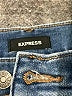 Express Solid Blue Jeans Size 4 r - photo 7