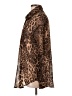 Shein 100% Polyester Animal Print Brown Long Sleeve Blouse Size L - photo 5