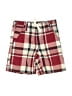 Gymboree 100% Cotton Plaid Red Board Shorts Size 2T - photo 1