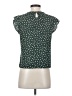 Unbranded 100% Polyester Green Short Sleeve Blouse Size XS - photo 2
