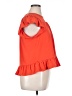 CeCe Solid Orange Short Sleeve Blouse Size XL - photo 4