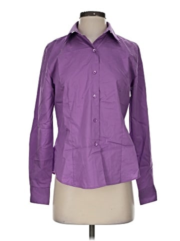 Foxcroft Long Sleeve Button-Down Shirt (view 1)
