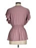 Jon & Anna Pink Short Sleeve Blouse Size M - photo 2