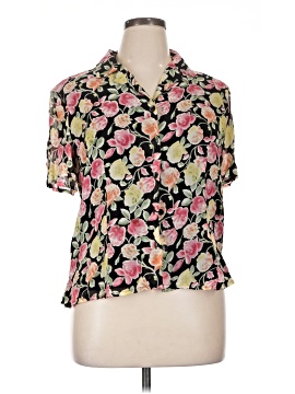 Jm Collection Short Sleeve Blouse