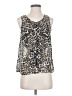 I.N. San Francisco 100% Polyester Silver Sleeveless Blouse Size S - photo 1