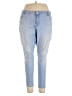 So Slimming by Chico's 100% Cotton Solid Blue Jeans Size 18 - photo 1