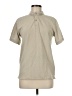 Zara 100% Baumwolle Tan Short Sleeve Turtleneck Size M - photo 1