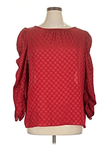 Max Studio 3/4 Sleeve Blouse (view 1)