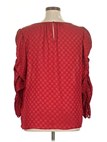 Max Studio 3/4 Sleeve Blouse (view 2)