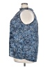 41Hawthorn Animal Print Blue Sleeveless Button-Down Shirt Size 3X - photo 5
