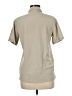 Zara 100% Baumwolle Tan Short Sleeve Turtleneck Size M - photo 2