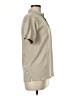 Zara 100% Baumwolle Tan Short Sleeve Turtleneck Size M - photo 4