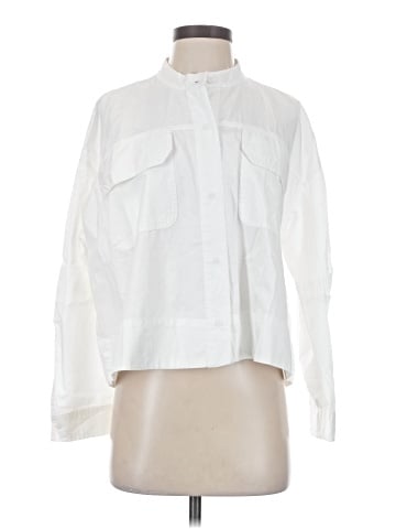 Scoop Long Sleeve Blouse (view 1)