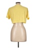 Shein Yellow Short Sleeve T-Shirt Size L - photo 2