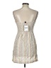 Forever 21 Stripes White Cocktail Dress Size L - photo 2