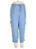 Gap 100% Lyocell Blue Cargo Pants Size XXL - photo 1