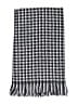 Lulla by Bindya 100% Polyester Houndstooth Gray Black Scarf One size - photo 2