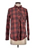 BDG 100% Cotton Plaid Red Long Sleeve Button-Down Shirt Size S - photo 1