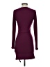 Assorted Brands Solid Burgundy Cocktail Dress Size 4 - photo 2
