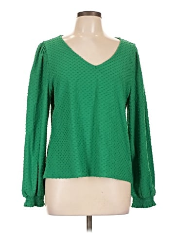 J.Crew Factory Store Long Sleeve Blouse (view 1)