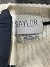 Saylor Stripes Ivory Turtleneck Sweater Size XS - photo 7