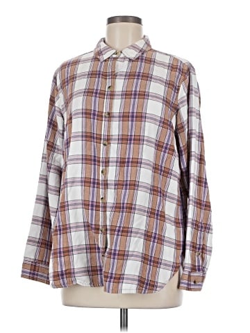 Jachs Girlfriend Long Sleeve Button-Down Shirt (view 1)