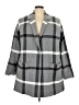 Adrienne Vittadini Plaid Gray Coat Size 3X - photo 1
