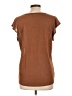 Piazza Italia Brown Short Sleeve Top Size XL - photo 2