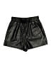 Steve Madden Metallic Black Shorts Size S - photo 1