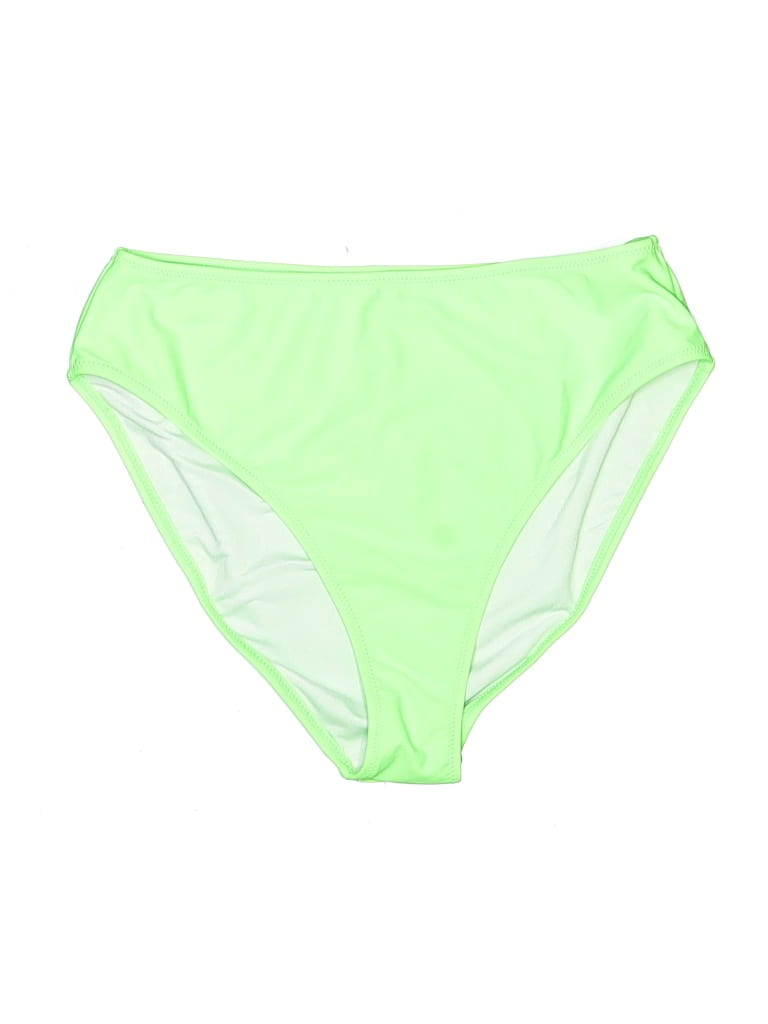 Pre-owned Unbranded Swimsuit Bottoms In Green