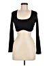 Dynamite Black Long Sleeve Top Size M - photo 1