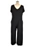 Acting Pro Solid Black Jumpsuit Size 1X - photo 2
