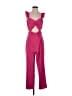 Lovers + Friends Solid Pink Jumpsuit Size M - photo 1