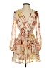 Leith 100% Polyester Tie-dye Pink Orange Cocktail Dress Size XS - photo 1