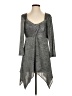 Boho Chic Gray 3/4 Sleeve T-Shirt Size S - photo 1