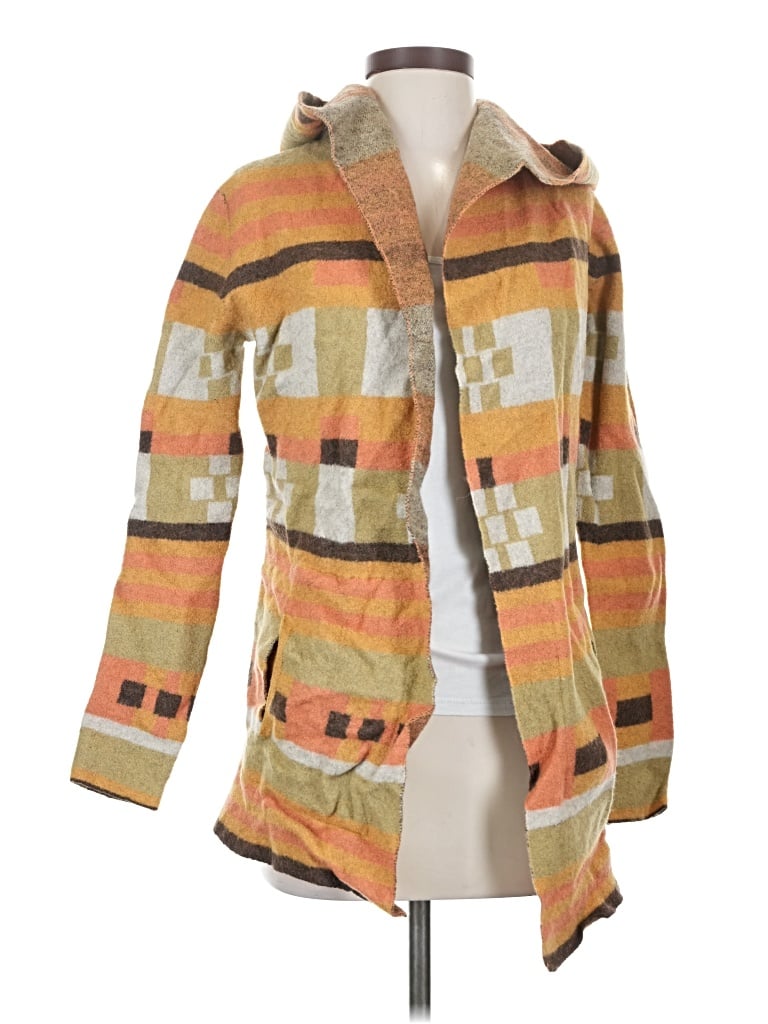 Pre-owned Toad And Co Cardigan Sweater In Orange