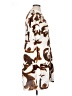 Mango Print Brown Casual Dress Size XL - photo 4