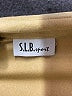 S.L.B. 100% Polyester Solid Tan Long Sleeve Blouse Size S - photo 7