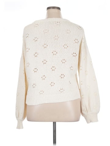 Madewell Floral Pointelle Pullover Sweater (view 2)
