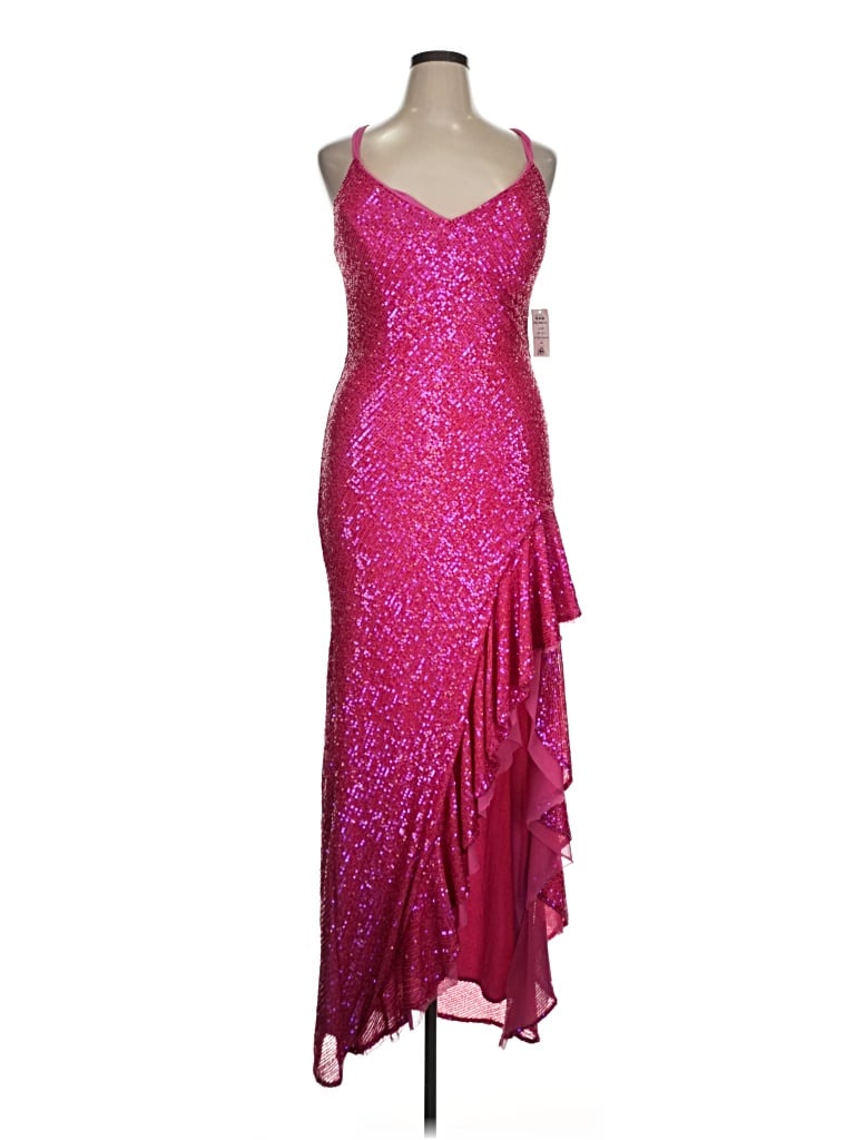 Pre-owned Morgan & Co. Cocktail Dress In Pink