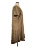 Lilla P Solid Brown Casual Dress Size XL - photo 4