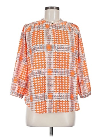 Pookie & Sebastian 3/4 Sleeve Blouse (view 1)