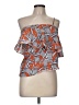 Hayden 100% Cotton Orange Sleeveless Blouse Size M - photo 1
