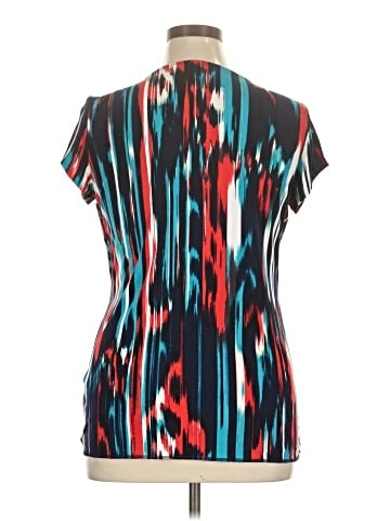 Anne Klein Short Sleeve Blouse (view 2)